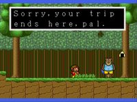 une photo d'Ã©cran de Alex Kidd in the Enchanted Castle sur Sega Megadrive